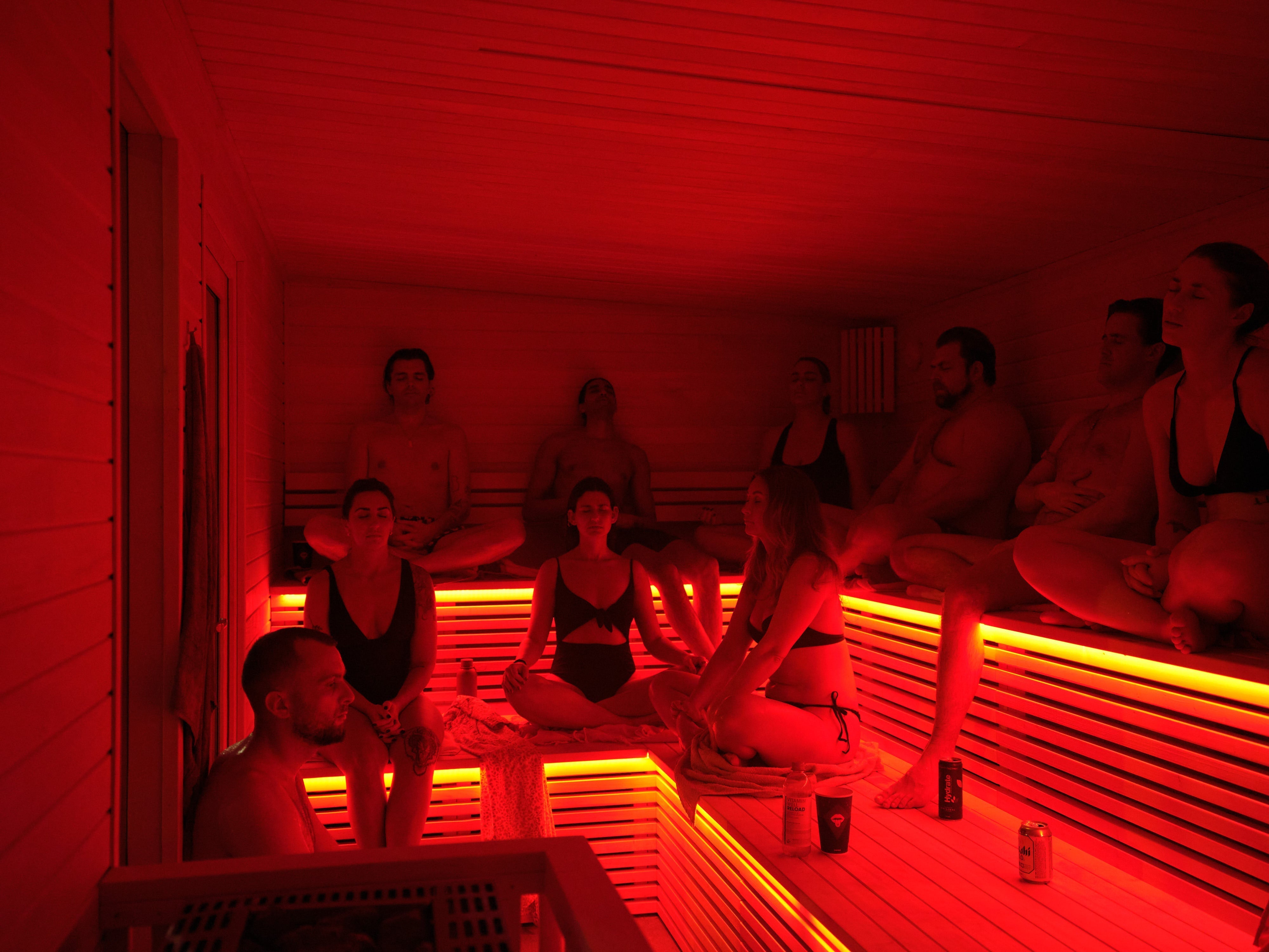kallbadsevent på the sacred sauna